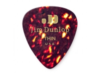 Dunlop Genuine Celluloid Classic Picks, Player's Pack, 12 pcs., shell, thin